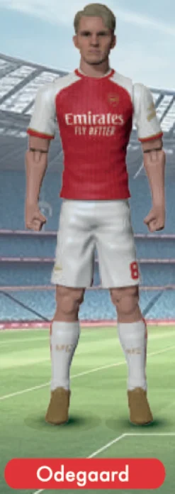 Sockers - Ødegaard - 20 cm Figur