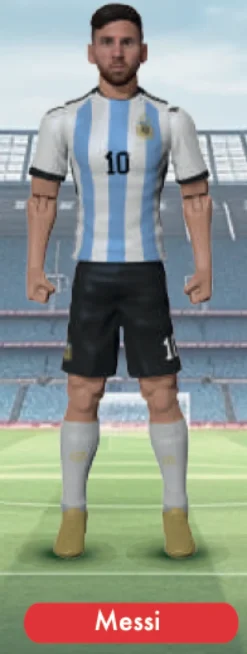 Sockers - Messi - 20 cm Figur