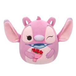 Squishmallows 20 cm Disney Angel med Bukett