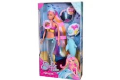 Steffi Love Mermaidizing dukke med lysende hale og delfin