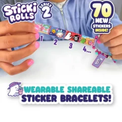 Sticki Rolls Sticki Series 2 – Armbånd med klistremerker