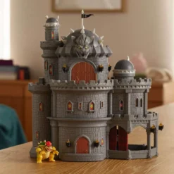 Super Mario 2 Movie 1.5in Playset Deluxe Bowsers Castle