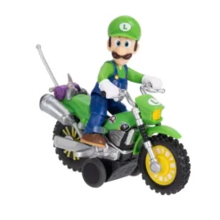 Super Mario Movie Luigi med motorsykkel 2,5 tomme