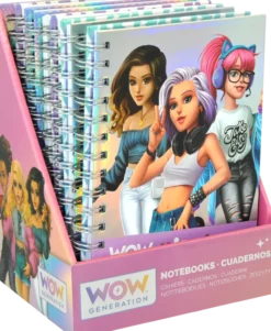 WOW Generation, A5 Innbundet Notatbok, 80 Ark