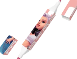 WOW Generation, Firkantede tusjpenn med doble ender