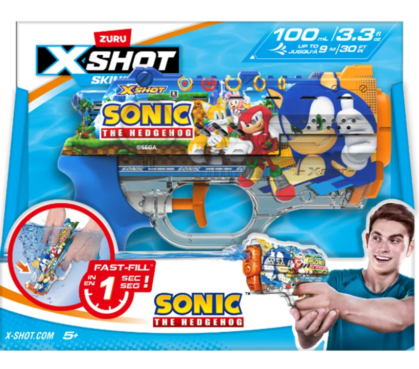 XSHOT Water Nano Fast-Fill Skins Sonic
